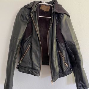 Faux Leather Jacket